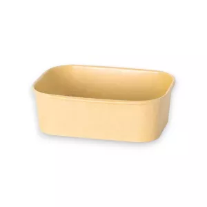 Saladier rectangulaire kraft 750ml - 172x120x57cm
